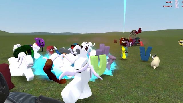 ALPHABET LORE VS NIGHTMARE ALPHABET LORE In Garry's Mod! смотреть онлайн
