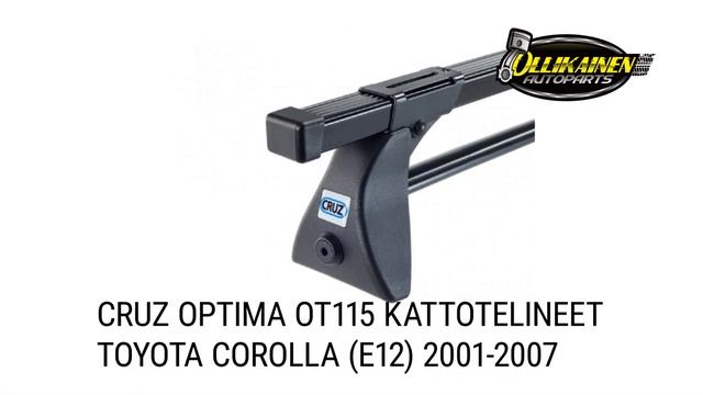 CRUZ Optima OT115 kattotelineet Toyota Corolla (E12) 2001-2007 смотреть онлайн