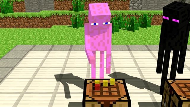 [Minecraft animation] Monster School: Girls vs Boys Crafting 2 смотреть онлайн