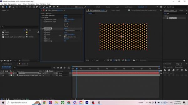 “After Effects Tutorial” Анимация Разнообразного Аудио Спектра (Animation of Diverse Audio Spectrum