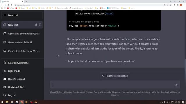 112. Blender 3D. Python. openai.com. How to make scripts by writing text смотреть онлайн