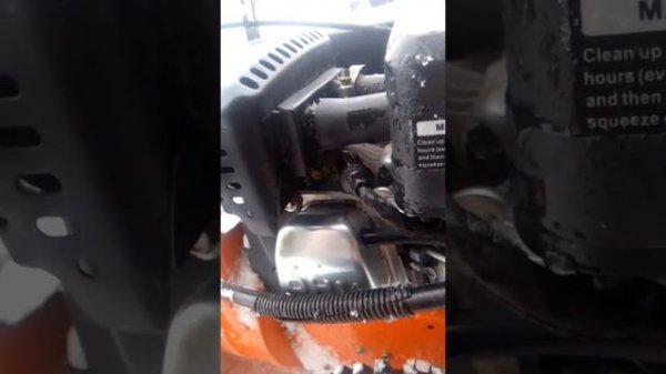 Плавающие обороты снегоуборщика,решение проблемы