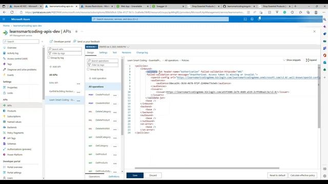 Securing Your Web API with Azure AD B2C JWT Validation Policy: A Step-by-Step Guide | Azure | LSC смотреть онлайн