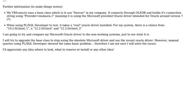Databases: Oracle driver and language specific chars смотреть онлайн