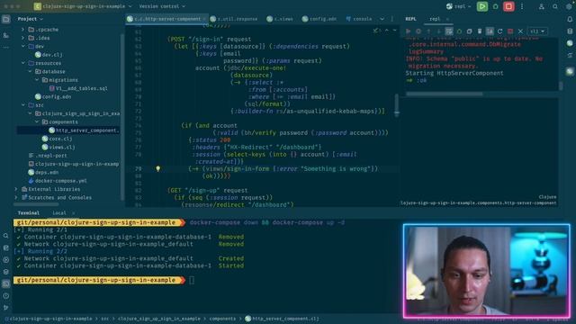 Creating a User Sign-In/Sign-Up Flow in Clojure (Ring, Compojure, Hiccup, HTMX, PostgreSQL) смотреть онлайн