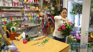 Букет в КРАФТ Бумаге / Как Сделать Букет из Роз и Эустомы / ФЛОРИСТИКА / Floristry