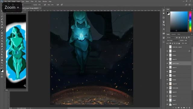 【 Drawing timelapse 】★ Brazier of Heroes (commission) смотреть онлайн