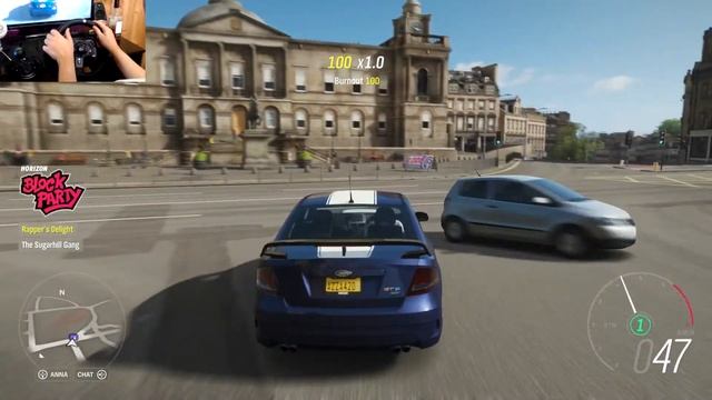 ford falcon gt f 351 forza horizon 4 gameplay with Logitech g920 смотреть онлайн