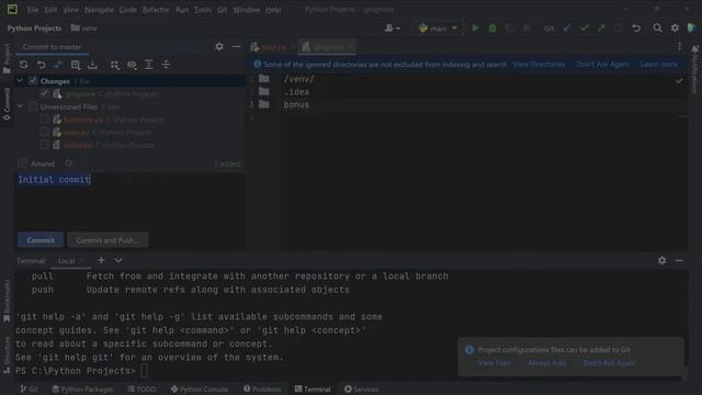 How to use Git in PyCharm #installation #commit #checkout #reset смотреть онлайн