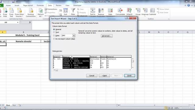 1 Modul 5 Importul şi exportul datelor in Excel смотреть онлайн