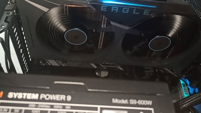 GIGABYTE GeForce RTX 3060 EAGLE OC (LHR) [GV-N3060EAGLE OC-12GD Rev2.0] - система охлаждения