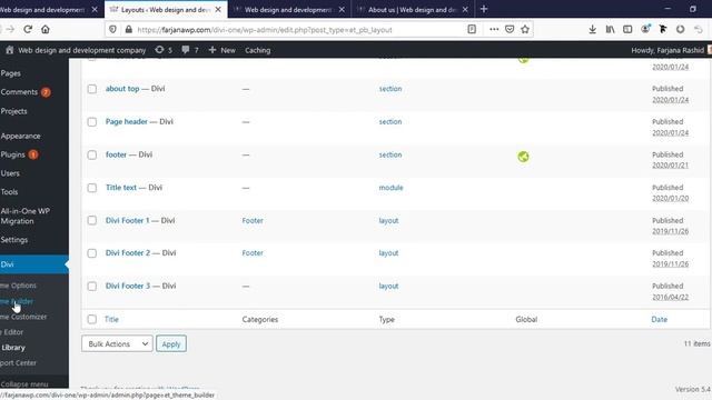 [Step by step] How to design custom global footer with divi theme builder. смотреть онлайн