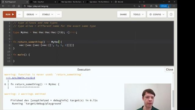 Easy Rust 071: Type aliases and new types смотреть онлайн