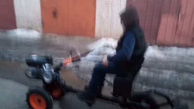 Мотоблок Carver MC-650 с адаптером. Наконец то! смотреть онлайн