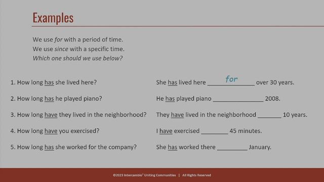 Confidence and Connections: 4R, Lesson 6, Page 32, Present Perfect with "For" and "Since" Grammar смотреть онлайн