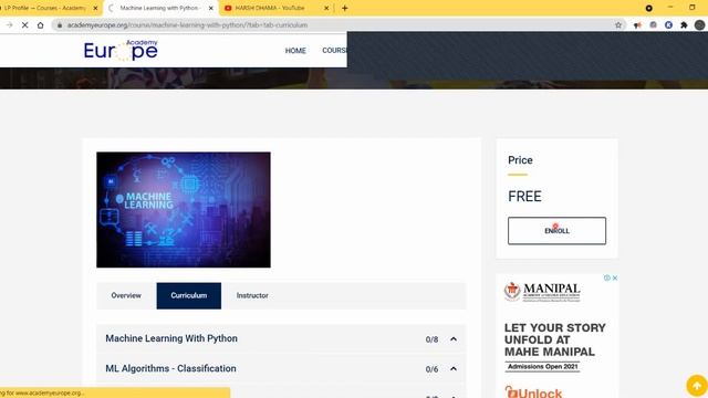 Machine Learning with Python Certification Course | Free Certificate of Machine Learning with Pytho смотреть онлайн