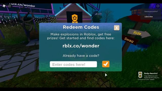 mansion of wonder roblox codes(Roblox event) смотреть онлайн
