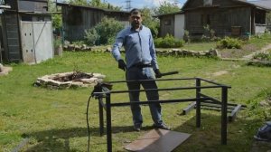 Делаем уличный стол и скамейки ч.1