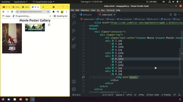 How To Create Bootstrap-5 Responsive Image Gallery смотреть онлайн
