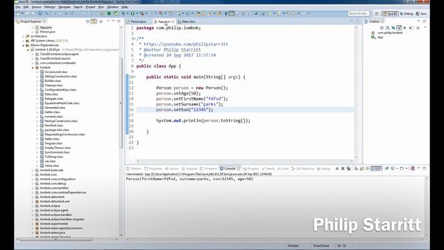 Project Lombok Data Example (Part 5) смотреть онлайн