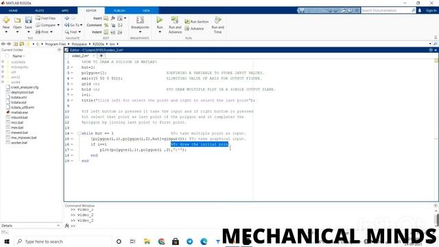 Plotting of polygon in MATLAB. MATLAB Plot. смотреть онлайн