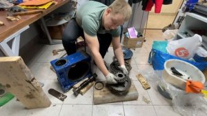 NMRV 150 Разборка редуктора