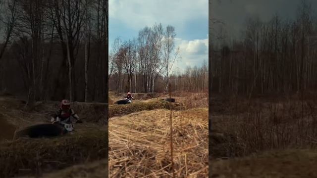 Первая весенняя эндуро-тренировка на HASKY f5 смотреть онлайн