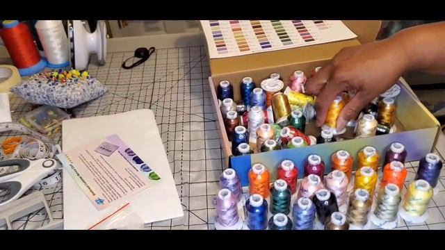 Affordable Thread/ Simthread Embroidery Thread/ 2022/ Unboxing/Stitch Out/ Product Review смотреть онлайн