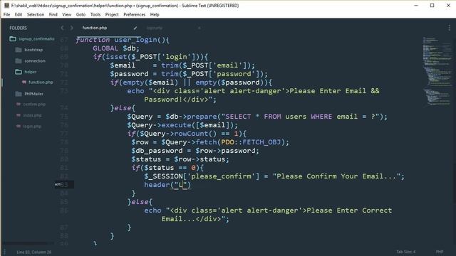 (21/26) PHP PDO Signup Form With Email Verification Login User In Urdu/Hindi смотреть онлайн