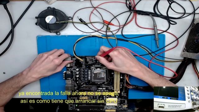 ASUS H81M-CT ERROR EN LA FUENTE DEL CPU(Reparación de motherboard) смотреть онлайн