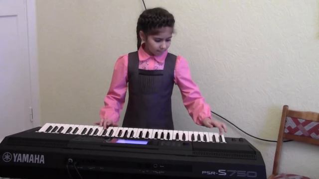 Кожеватова Соня (7 лет). К.Черни "Этюд"(C-dur). смотреть онлайн