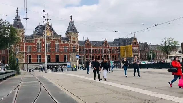 AMSTERDAM Centraal Station TimeLapse video смотреть онлайн