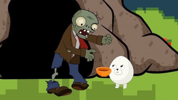 Plants Vs Zombies Adventures #59: Egg Dog and Selfish Zombie in the Minecraft World | Jan Cartoon
