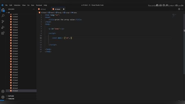 Print the array value on || java script смотреть онлайн