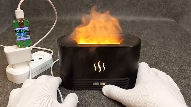 Увлажнитель ? ?️ ароматизатор. Эффект пламени ? Flame effect ? Aroma diffuser ??️ ENG SUB смотреть онлайн