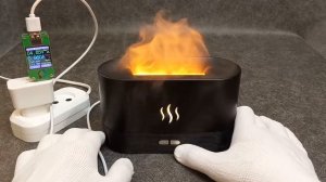 Увлажнитель ? ?️ ароматизатор. Эффект пламени ?  Flame effect ? Aroma diffuser ??️ ENG SUB