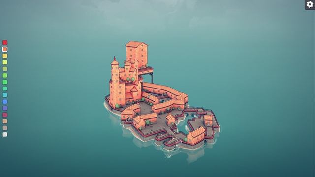 Townscaper - часть 1. Начинаем строительство