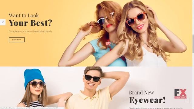 Eye Glasses Responsive OpenCart Template TMT | Free Template Barnaba смотреть онлайн
