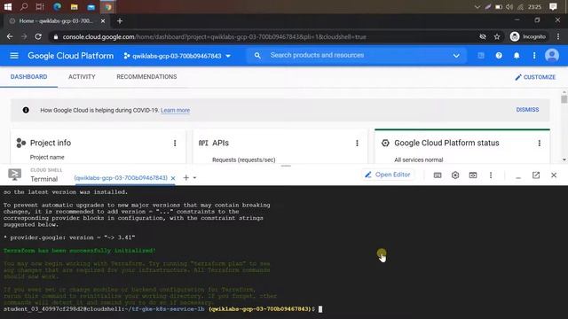Qwiklabs - Deploy Kubernetes Load Balancer Service with Terraform смотреть онлайн