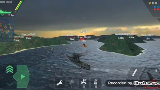 Линкор Миссури в Battel of warships смотреть онлайн