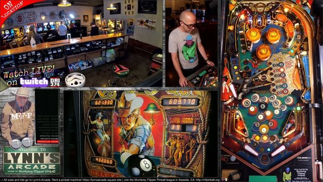 Bally Eight Ball Deluxe: How to break 7 MILLION, streamed from Lynn's Arcade. смотреть онлайн