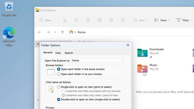 How to make File Explorer open to This PC instead of Home in Windows 11 смотреть онлайн