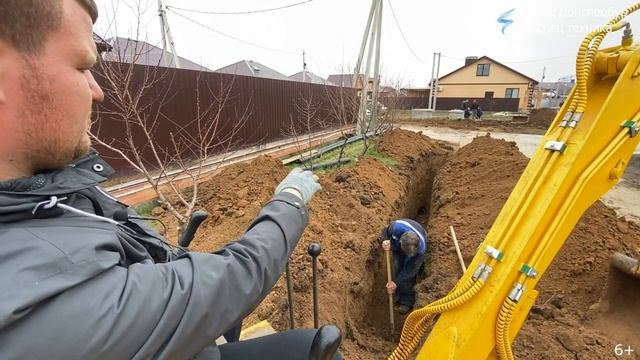 #Миниэкскаватор в работе, работа на объекте LandDigger 3000 смотреть онлайн