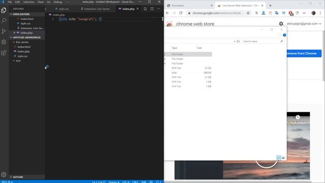 VS CODE LIVE SERVER Plugin and AUTO-REFRESH Browser Feature: HTML & PHP смотреть онлайн
