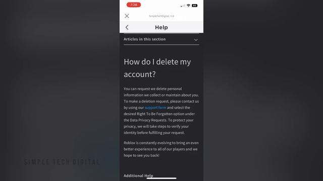 How To Delete Roblox Account 2022 смотреть онлайн