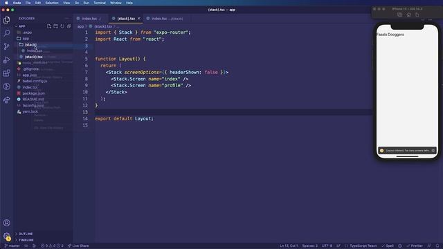Navegação Baseada em Diretórios no React Native com o Expo Router смотреть онлайн