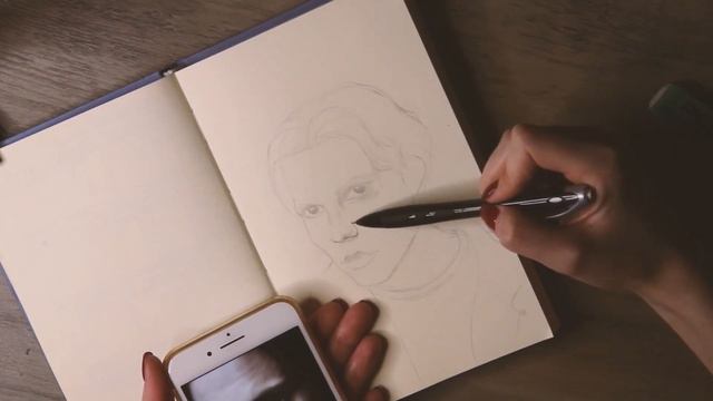 КАК РИСОВАТЬ ЛИЦО (Bill Skarsgard) смотреть онлайн