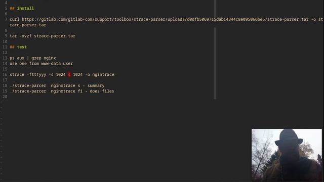 linux stack tracing nginx and strace parser смотреть онлайн