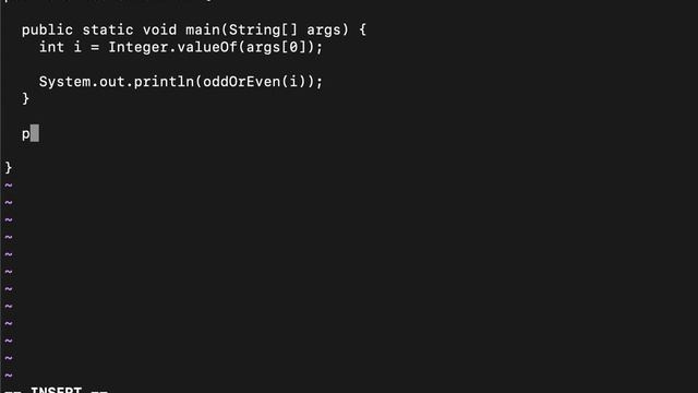 Java | Determine if a number is odd or even смотреть онлайн