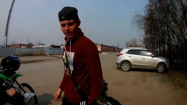 Стант на Irbis ttr 125 | наводим суету | тренировка станта смотреть онлайн